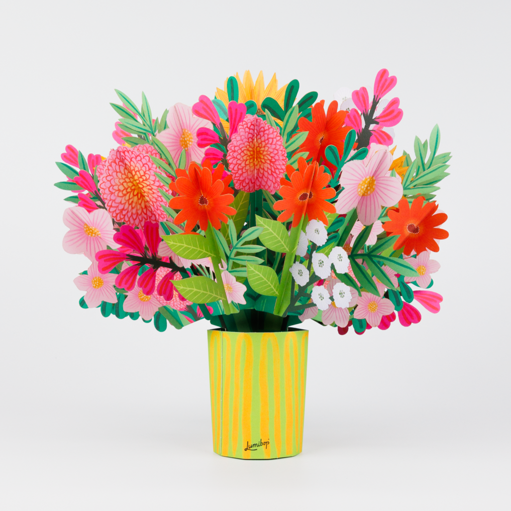 Can a Pop Up Card Really Look Like a Real Bouquet?