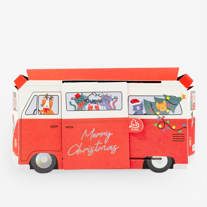 Christmas Cat Van