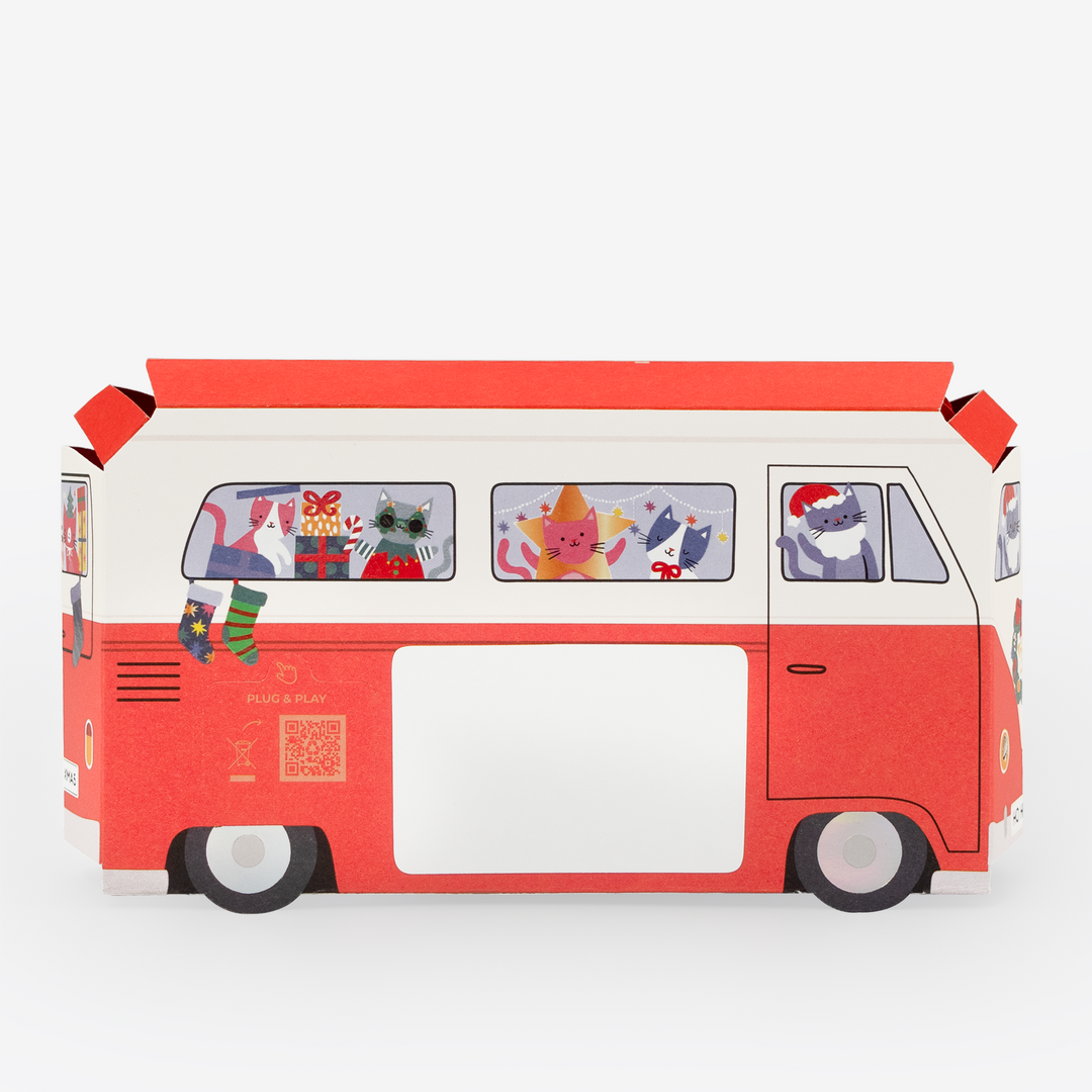 Christmas Cat Van