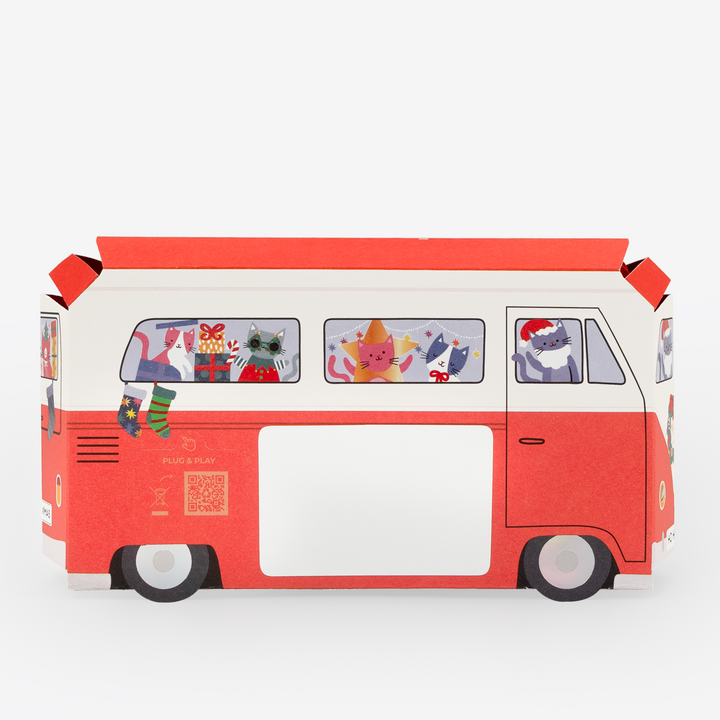 Christmas Cat Van