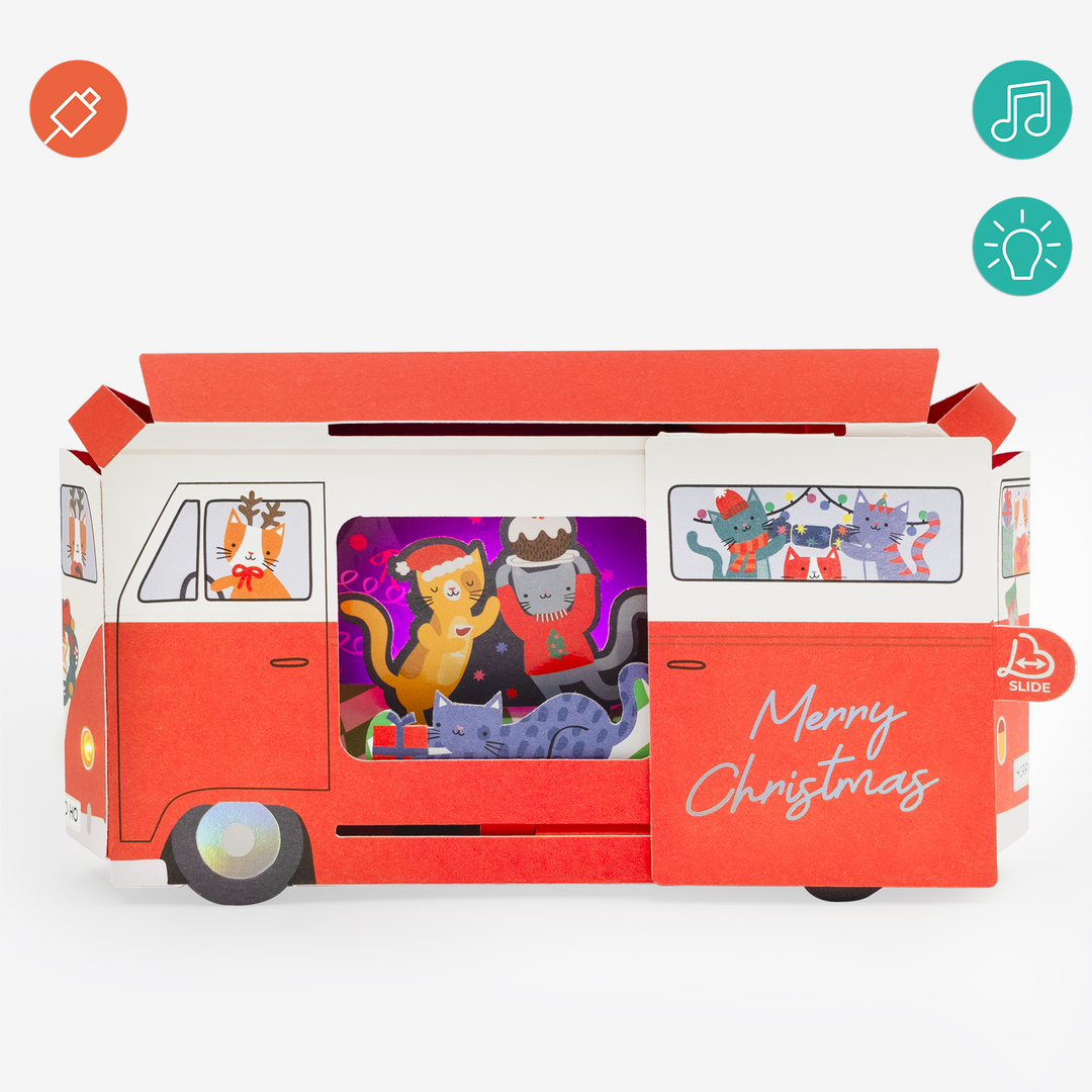 Christmas Cat Van