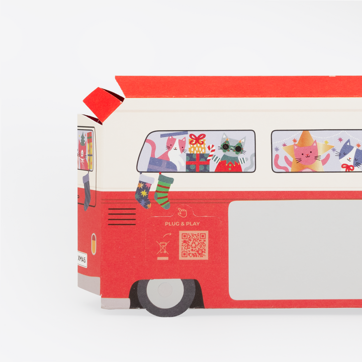 Christmas Cat Van