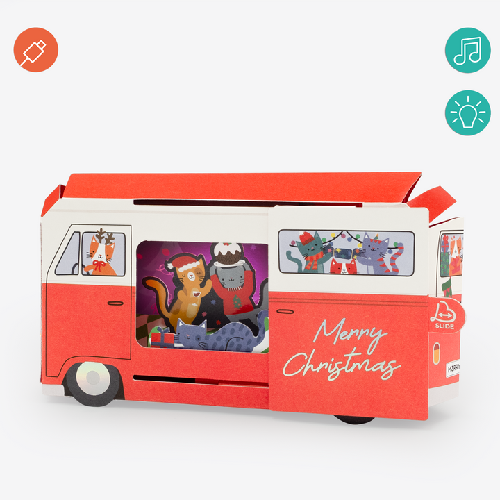 Christmas Cat Van