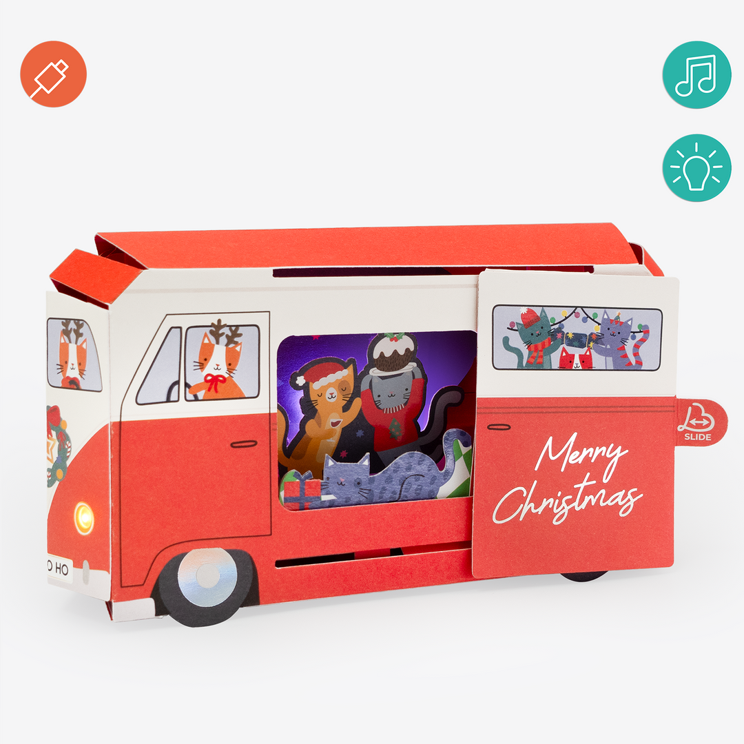 Christmas Cat Van