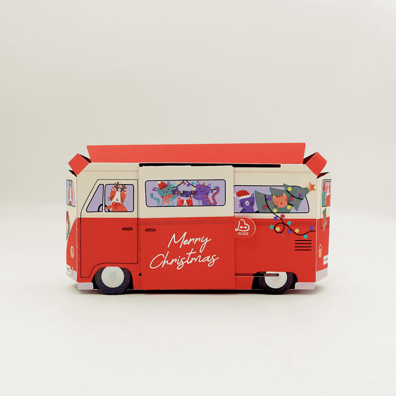 Christmas Cat Van