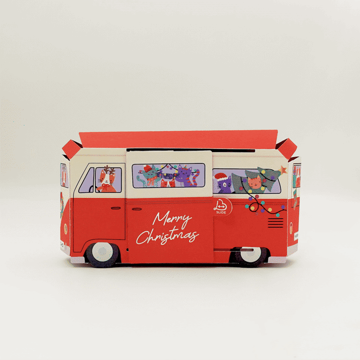 Christmas Cat Van