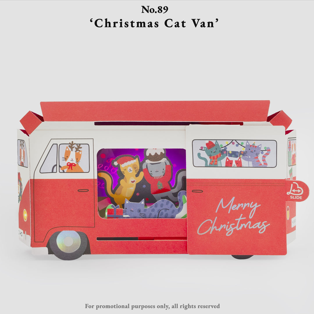 Christmas Cat Van