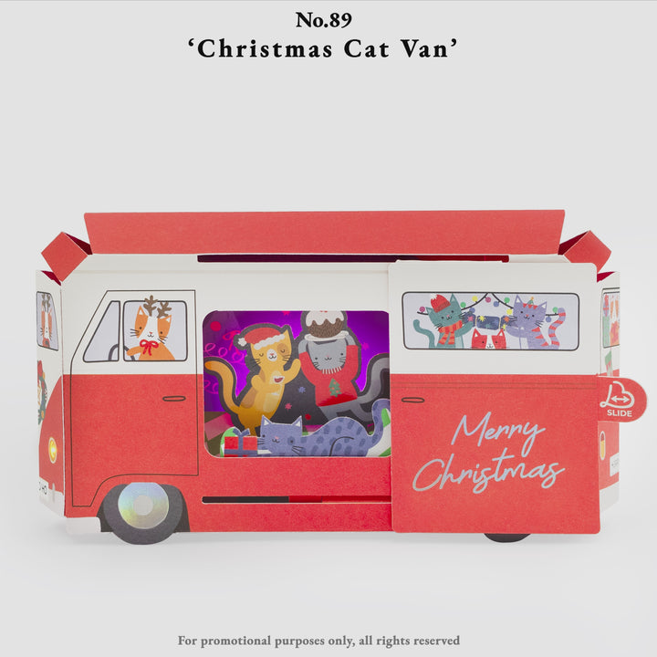 Christmas Cat Van